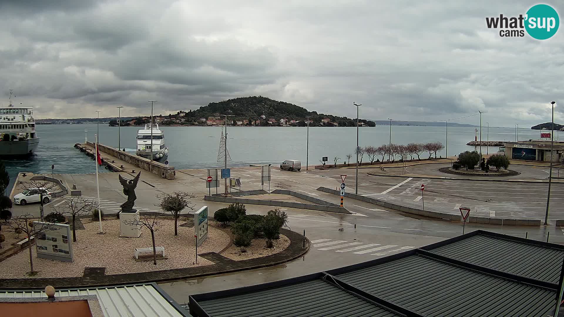 Spletna kamera Ugljan – trajekt Preko – Zadar