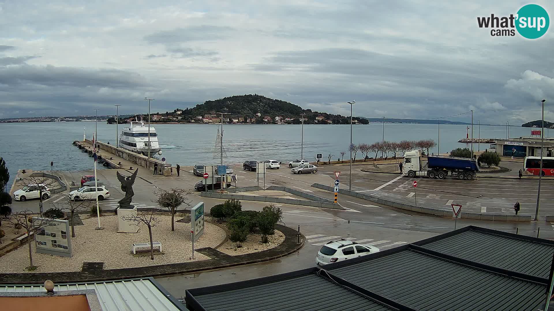 Web kamera Ugljan – Preko trajekt za Zadar