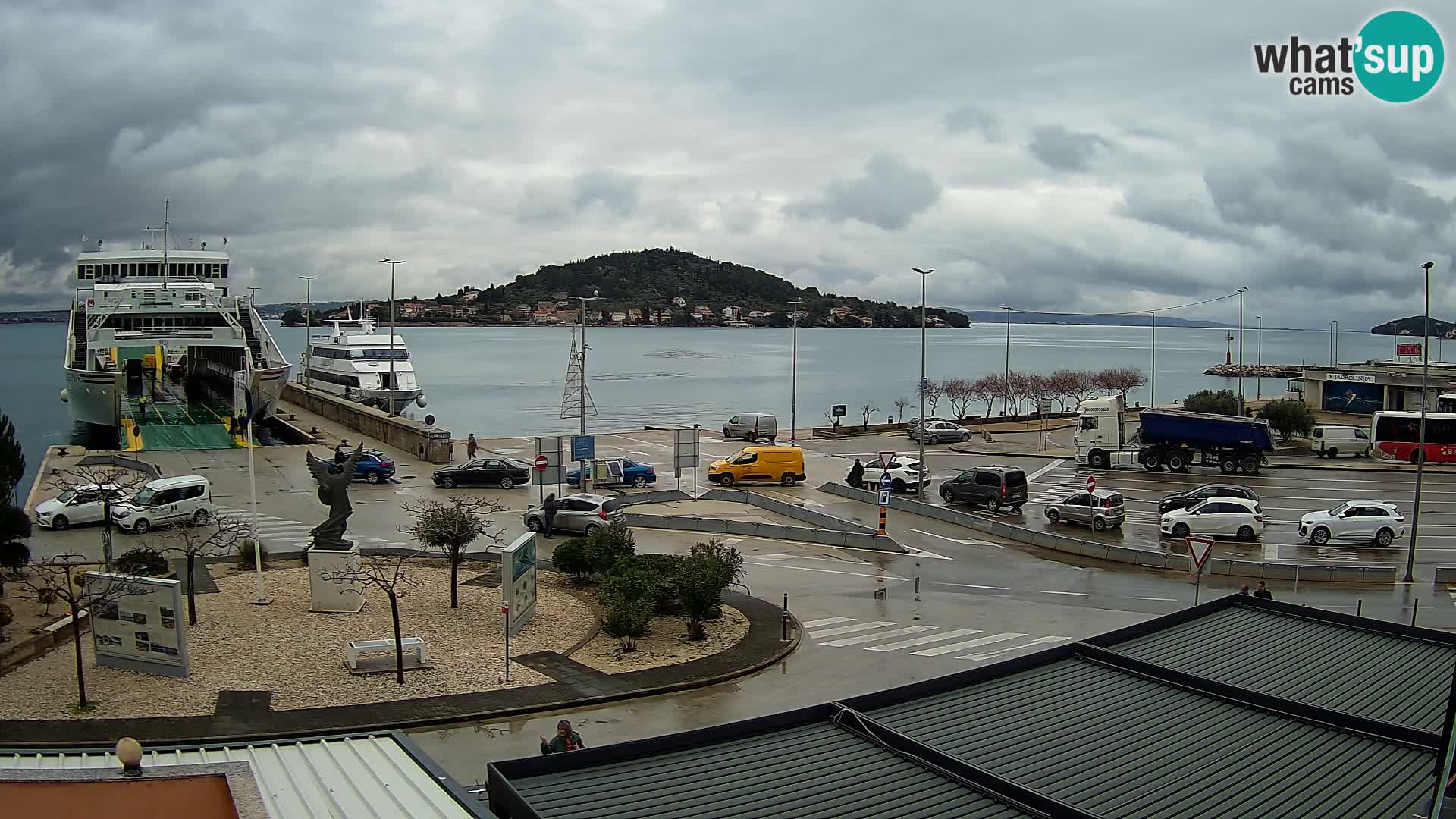 Webcam Ugliano – terminal traghetto da Preko a Zara