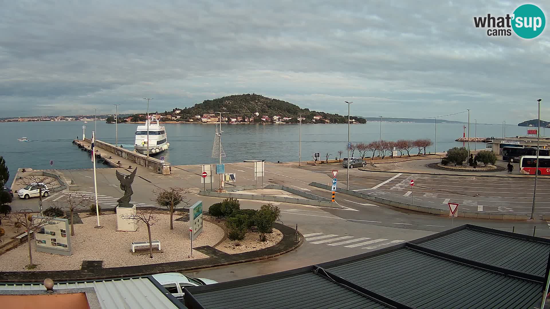 Webcam Ugliano – terminal traghetto da Preko a Zara