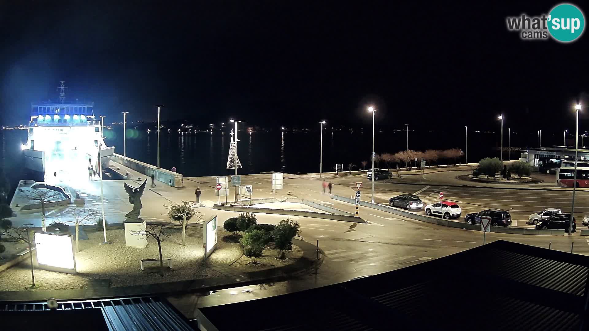 Spletna kamera Ugljan – trajekt Preko – Zadar