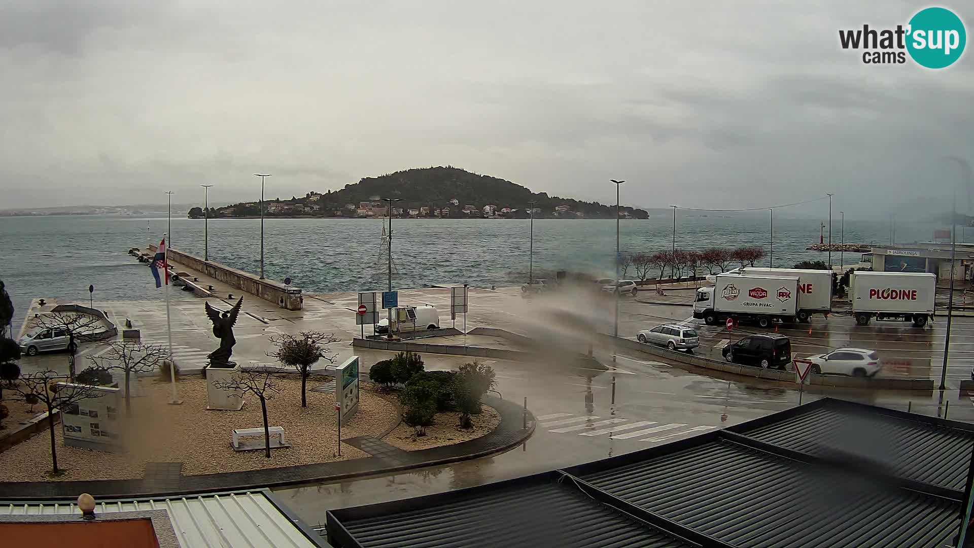 Webcam Ugljan – Preko Ferry to Zadar