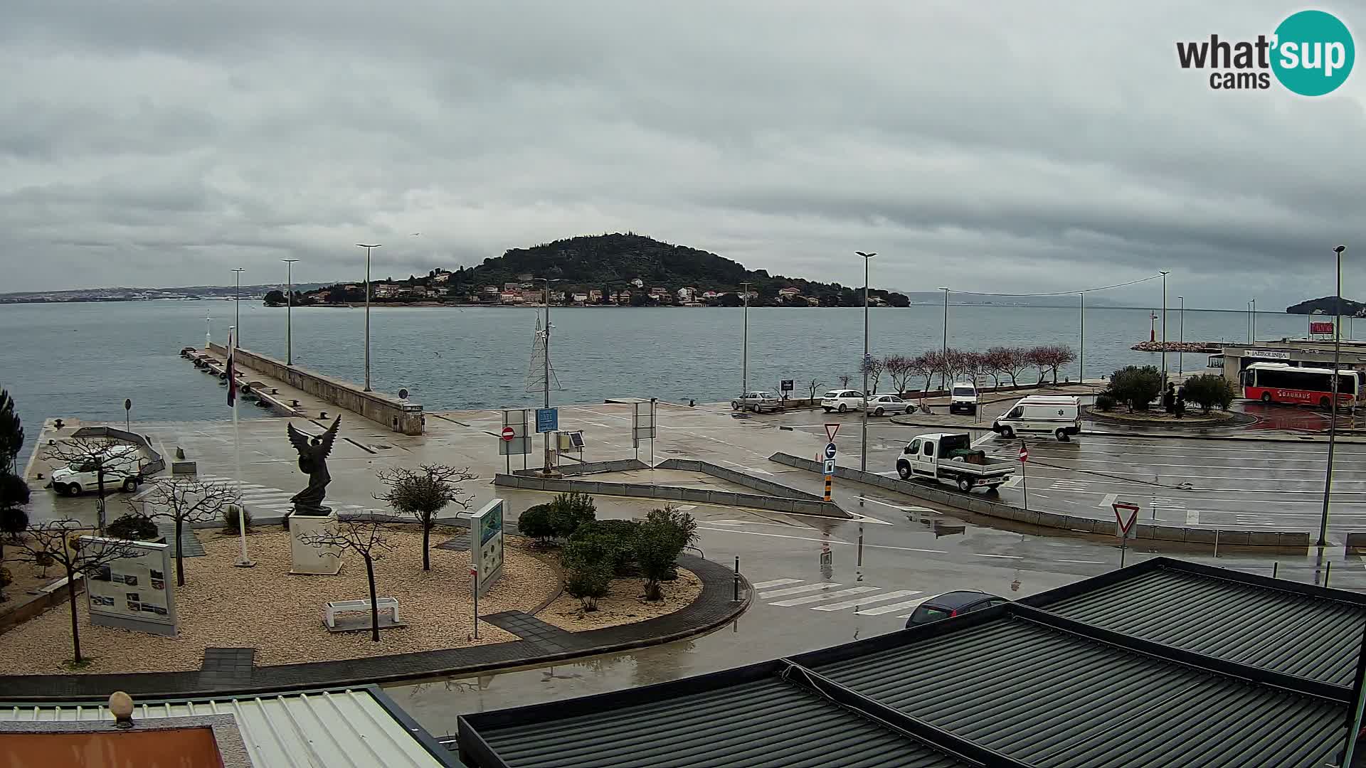 Web kamera Ugljan – Preko trajekt za Zadar