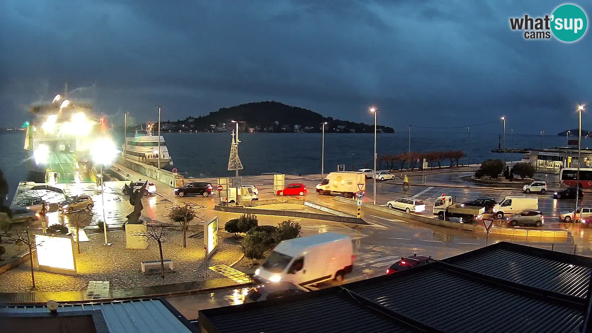 Webcam Ugljan – Preko Ferry to Zadar
