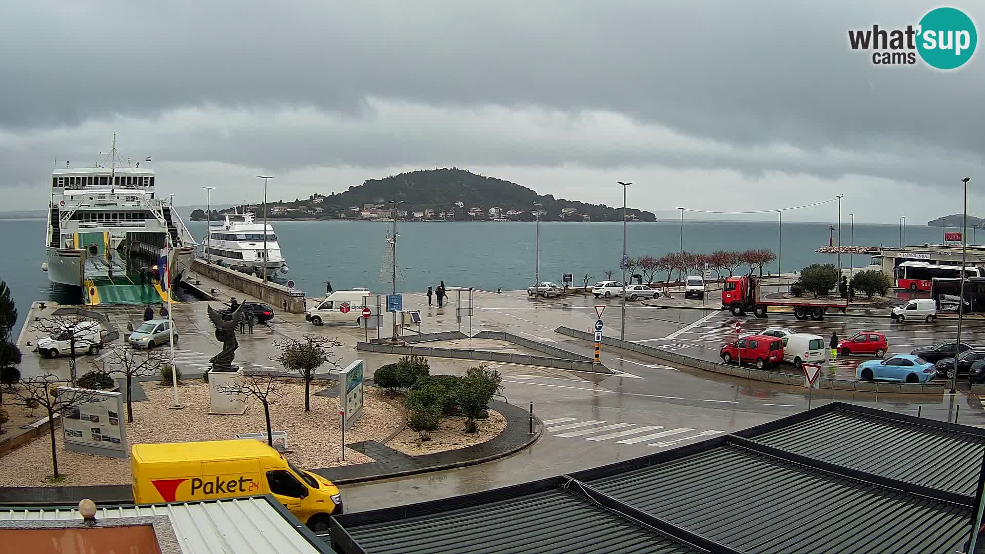 Web kamera Ugljan – Preko trajekt za Zadar