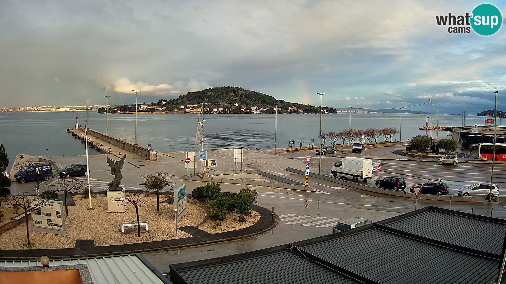 Spletna kamera Ugljan – trajekt Preko – Zadar