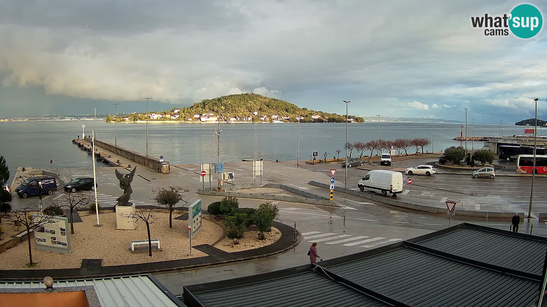 Webcam Ugliano – terminal traghetto da Preko a Zara