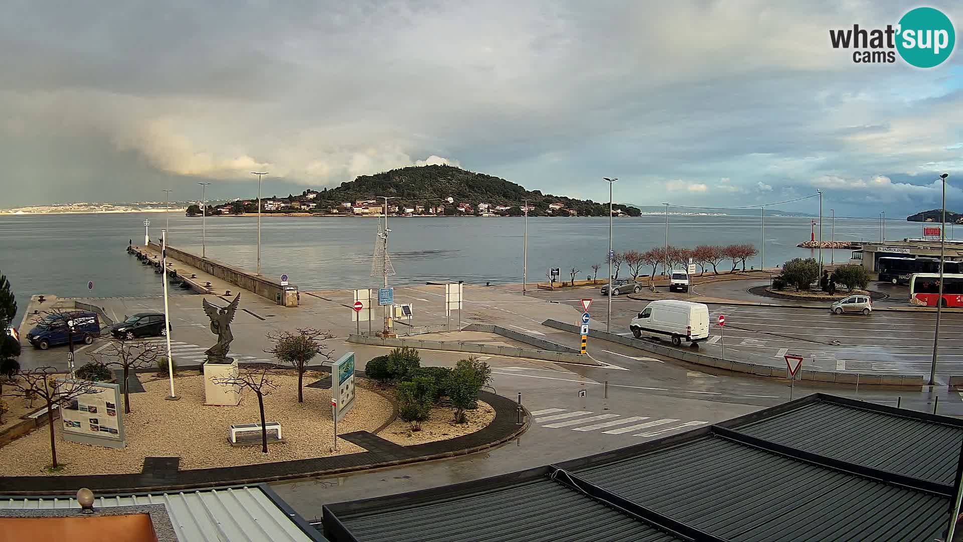 Webcam Ugliano – terminal traghetto da Preko a Zara