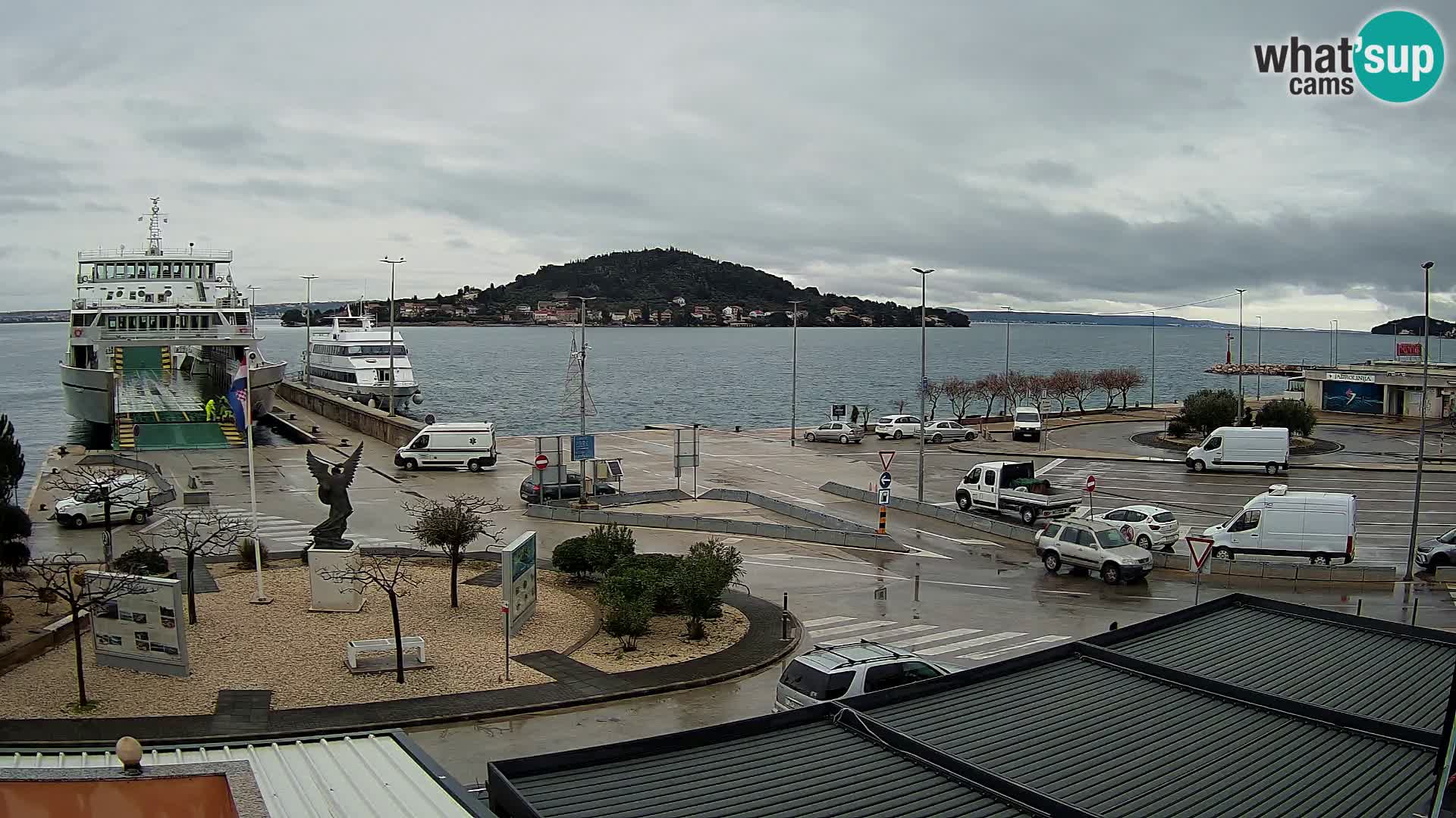 Webcam Ugljan – Preko Ferry to Zadar