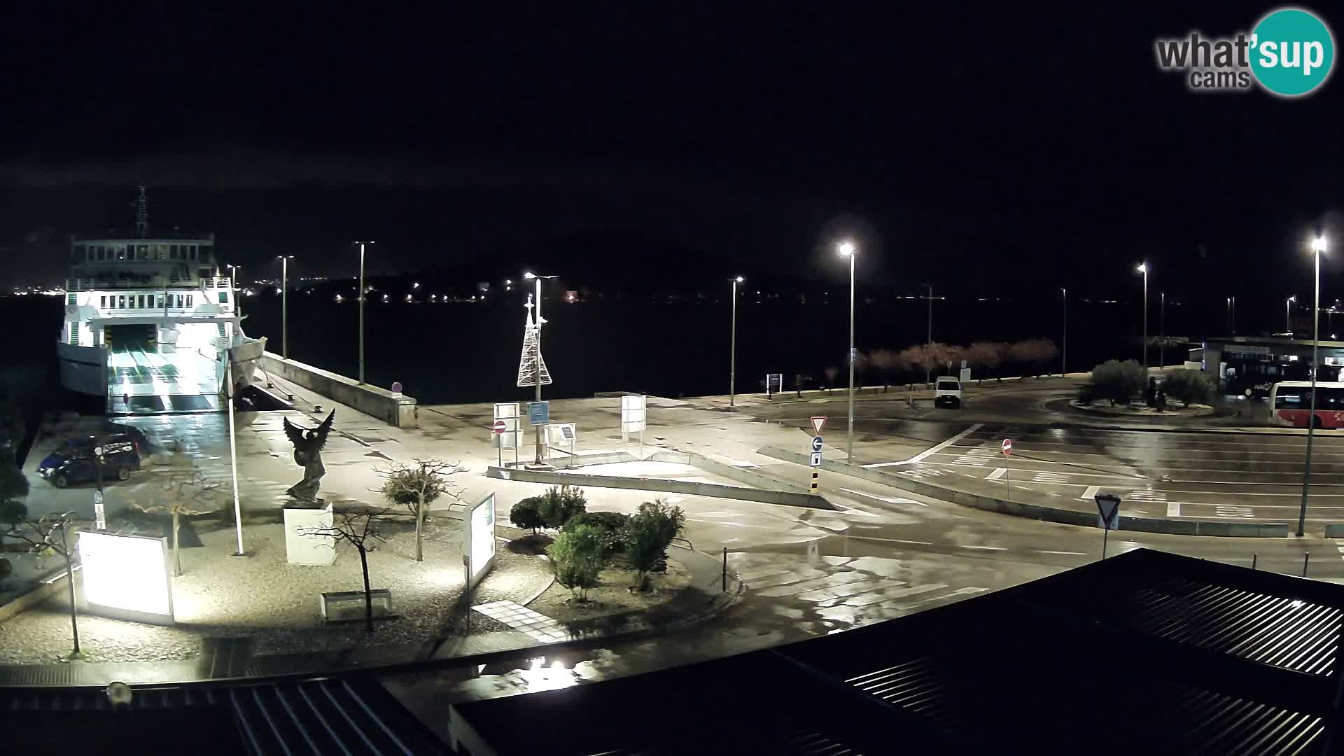 Webcam Ugliano – terminal traghetto da Preko a Zara