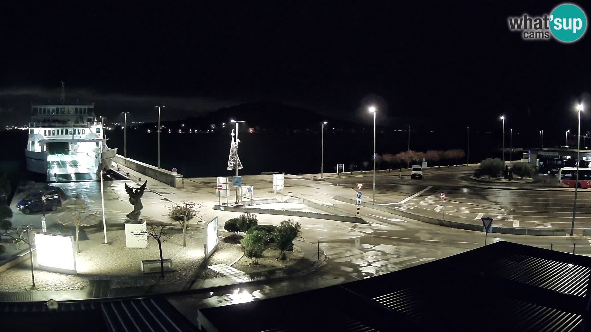 Webcam Ugliano – terminal traghetto da Preko a Zara