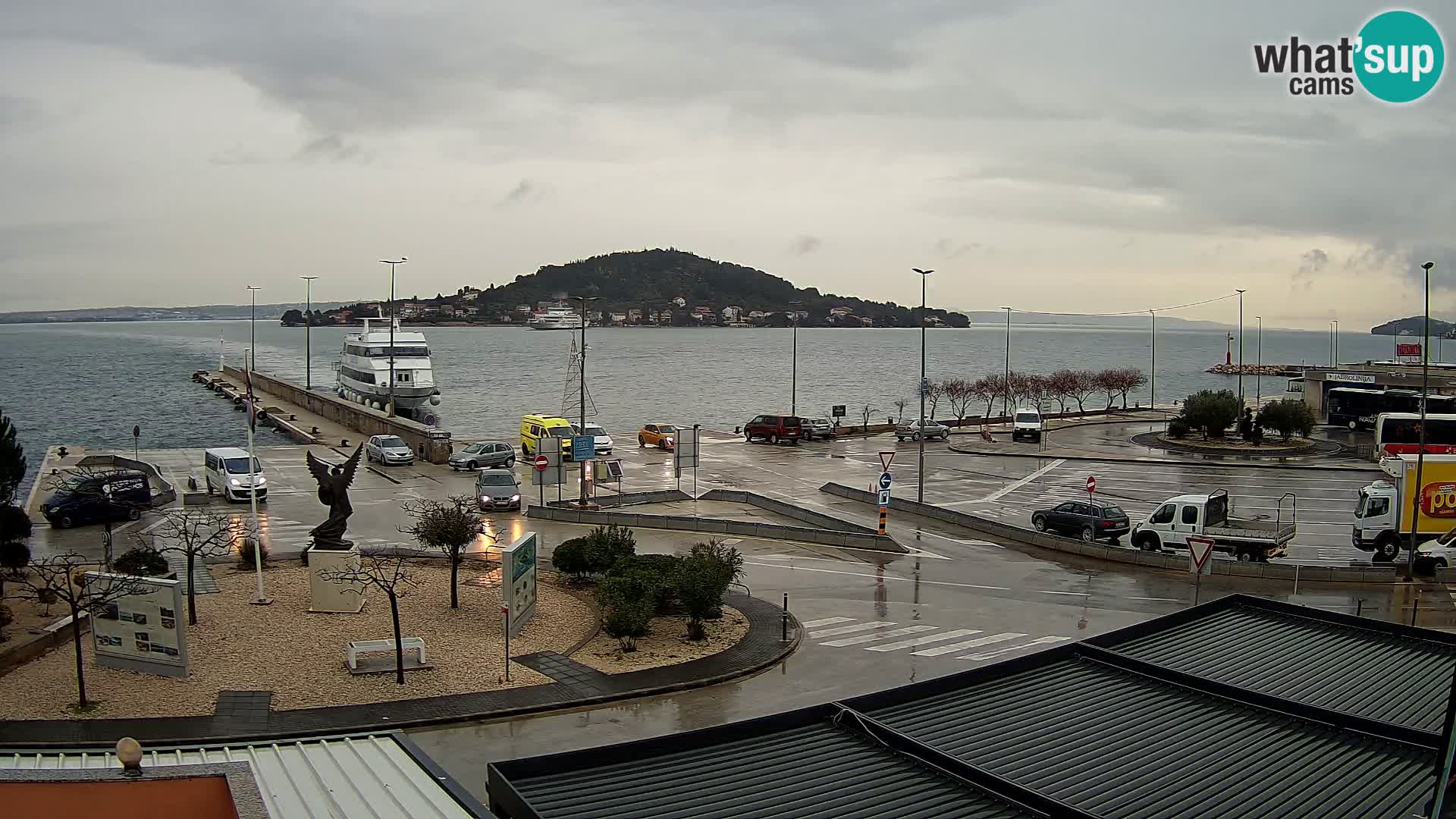 Spletna kamera Ugljan – trajekt Preko – Zadar