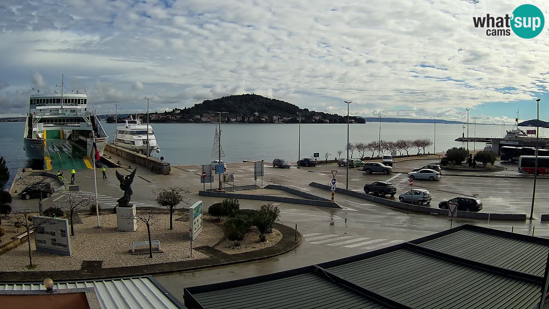 Webcam Ugliano – terminal traghetto da Preko a Zara