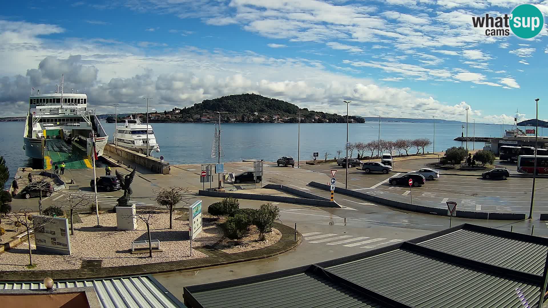 Webcam Ugljan – Preko Ferry to Zadar