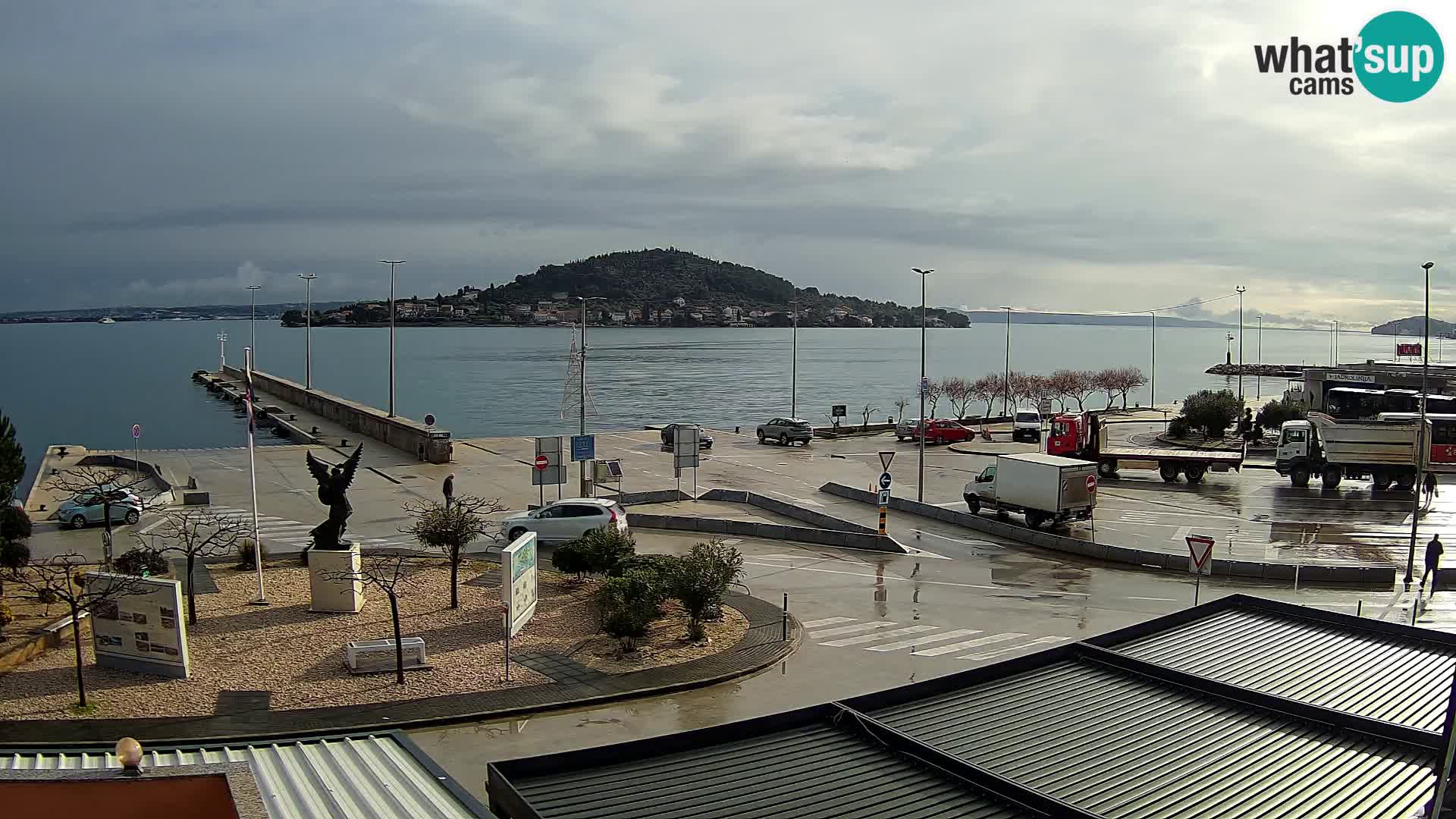 Webcam Ugliano – terminal traghetto da Preko a Zara