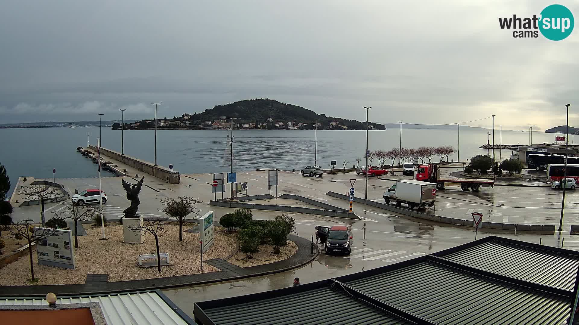 Spletna kamera Ugljan – trajekt Preko – Zadar