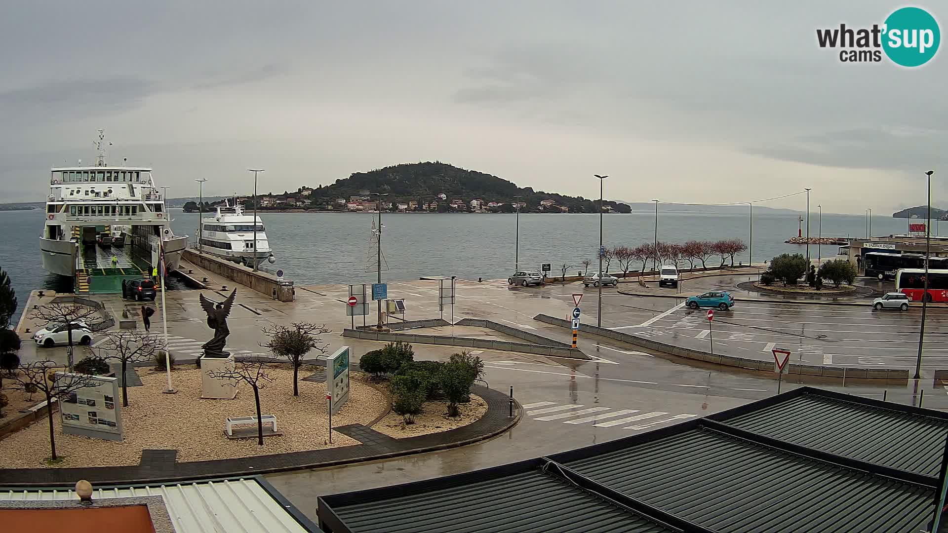 Webcam Ugljan – Preko Ferry to Zadar