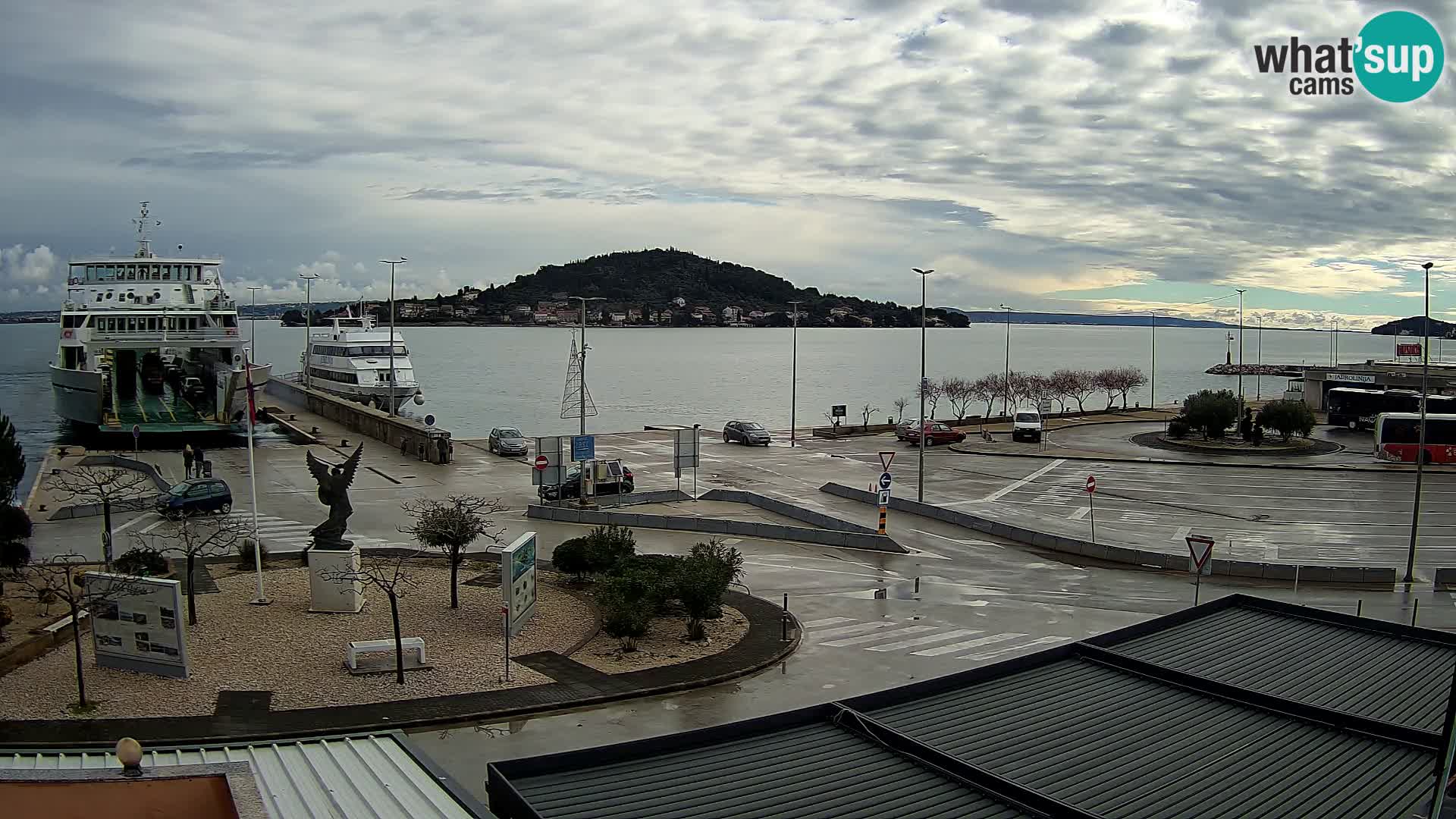 Webcam Ugliano – terminal traghetto da Preko a Zara