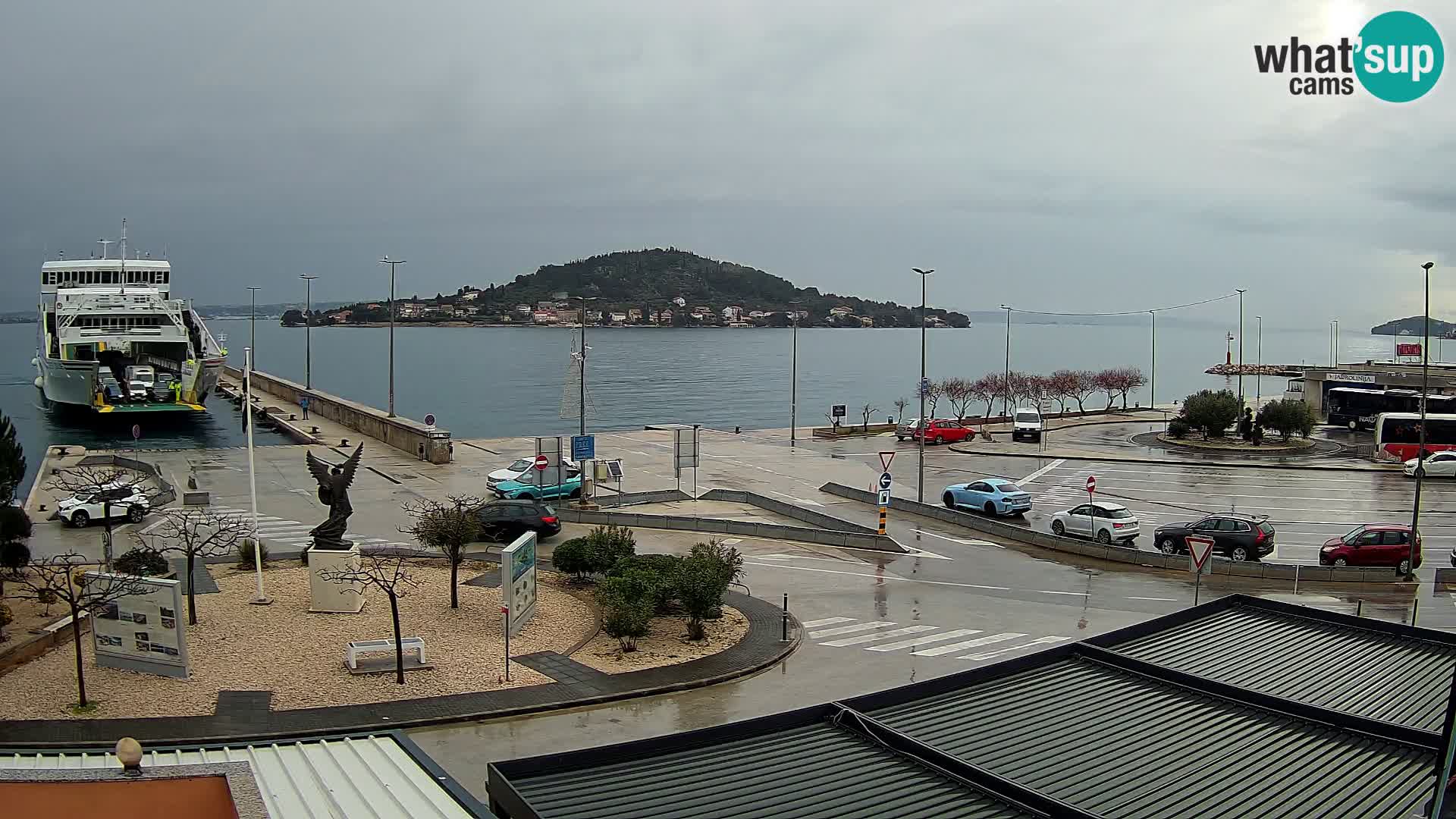 Webcam Ugliano – terminal traghetto da Preko a Zara