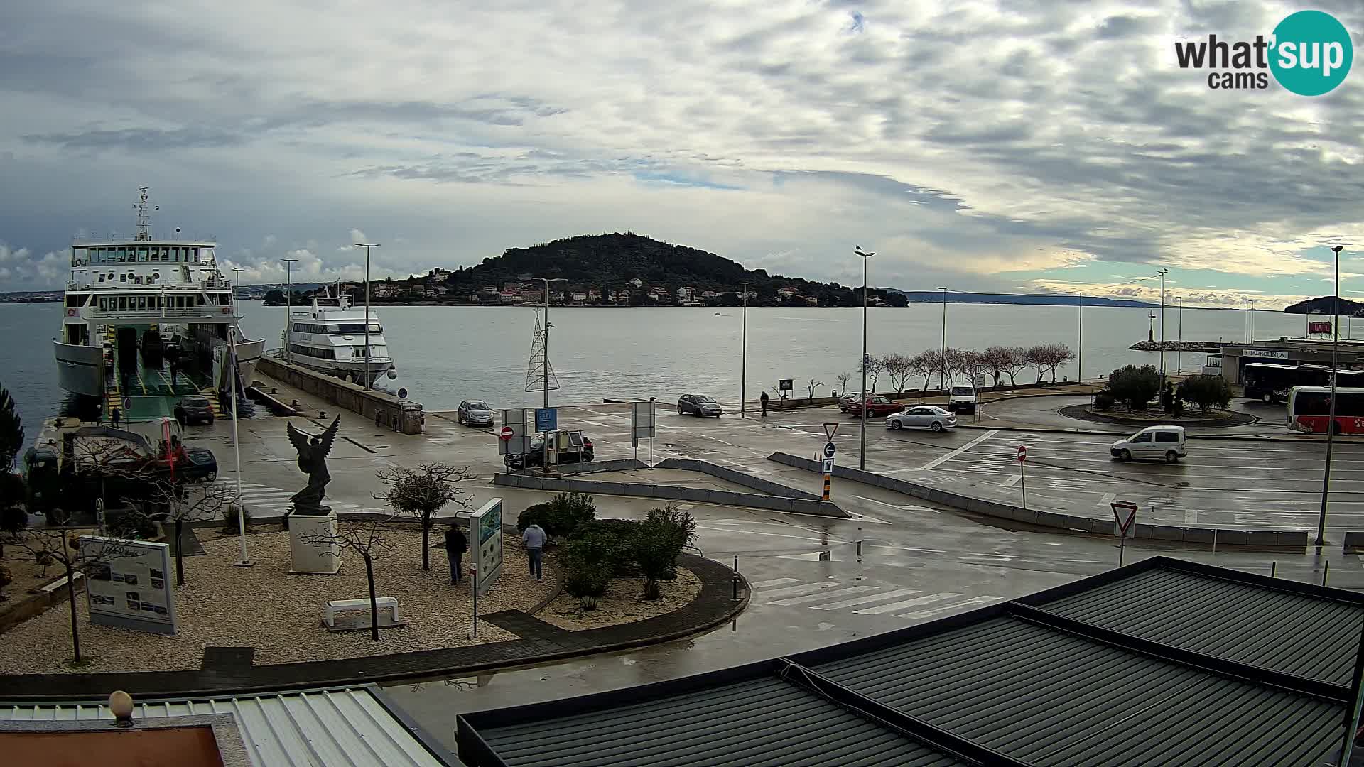 Webcam Ugliano – terminal traghetto da Preko a Zara