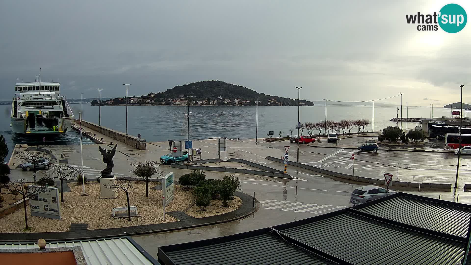 Web kamera Ugljan – Preko trajekt za Zadar