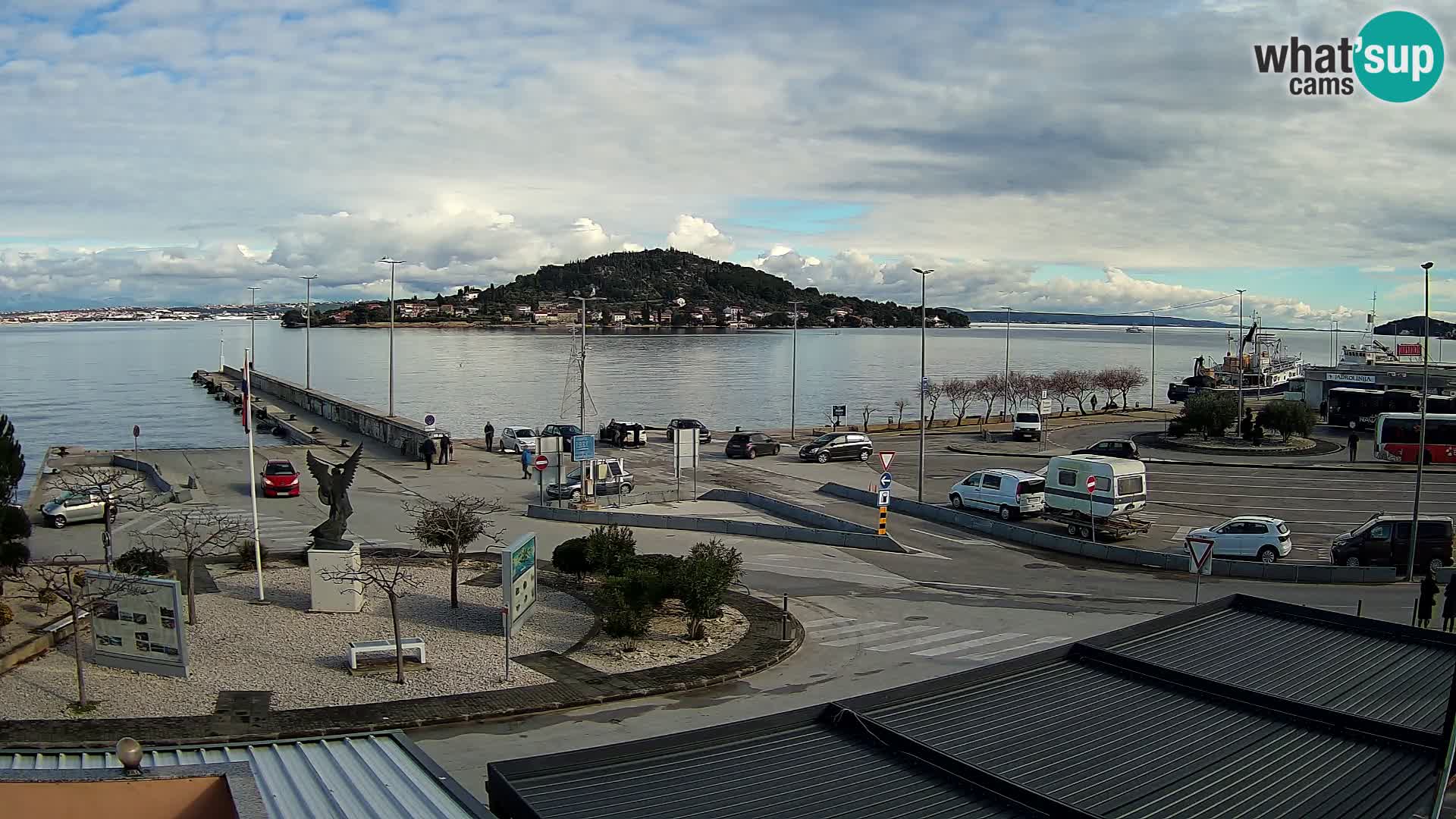 Web kamera Ugljan – Preko trajekt za Zadar