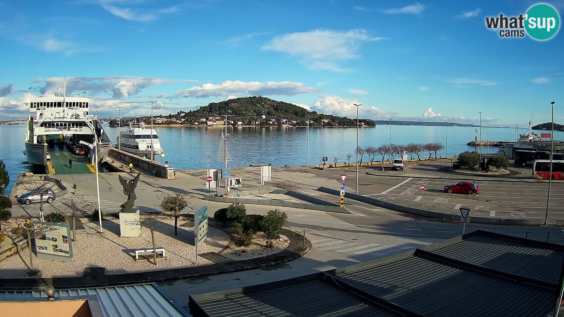 Webcam Ugliano – terminal traghetto da Preko a Zara