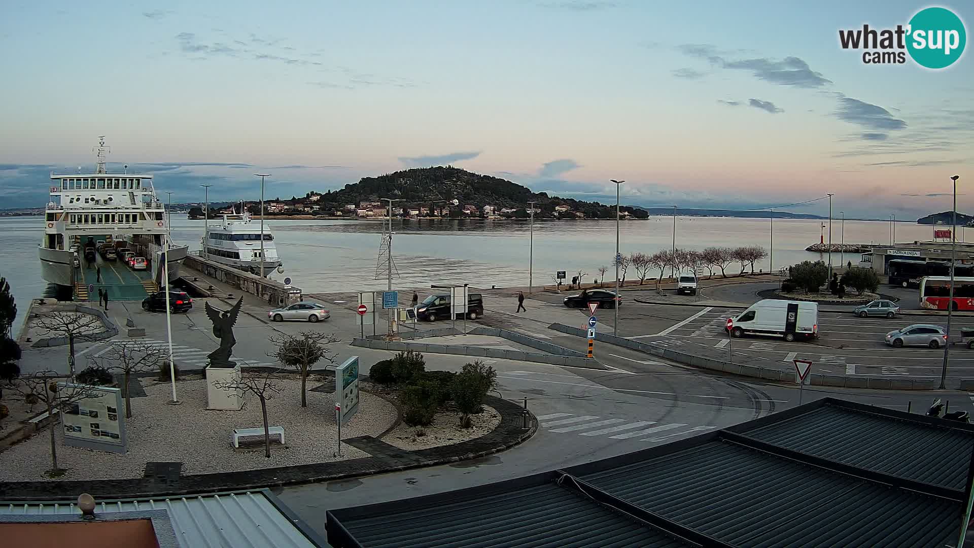 Webcam Ugljan – Preko Ferry to Zadar