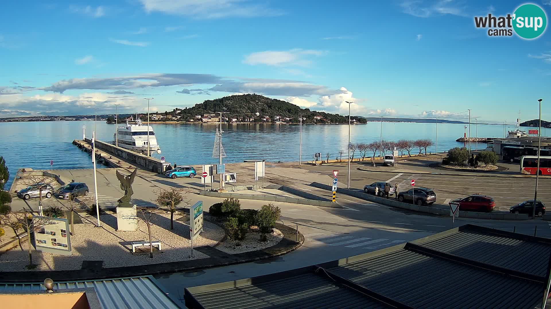 Webcam Ugliano – terminal traghetto da Preko a Zara