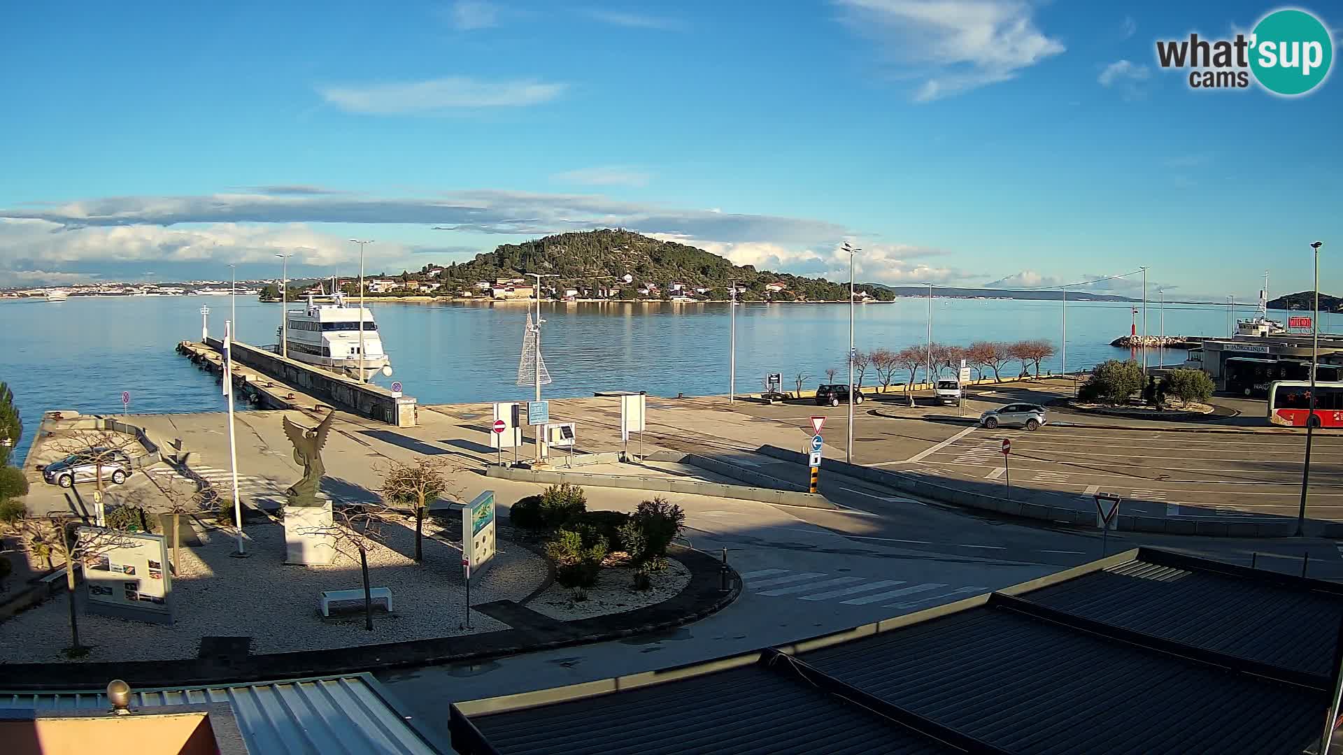 Webcam Ugljan – Preko Ferry to Zadar