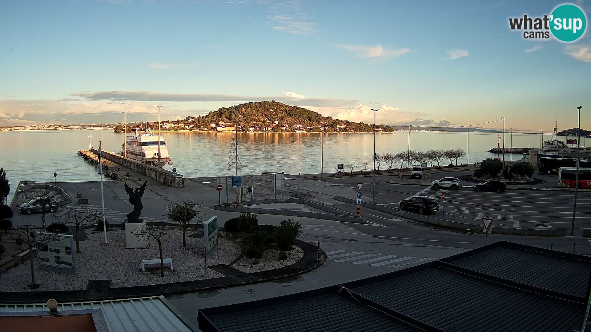 Spletna kamera Ugljan – trajekt Preko – Zadar