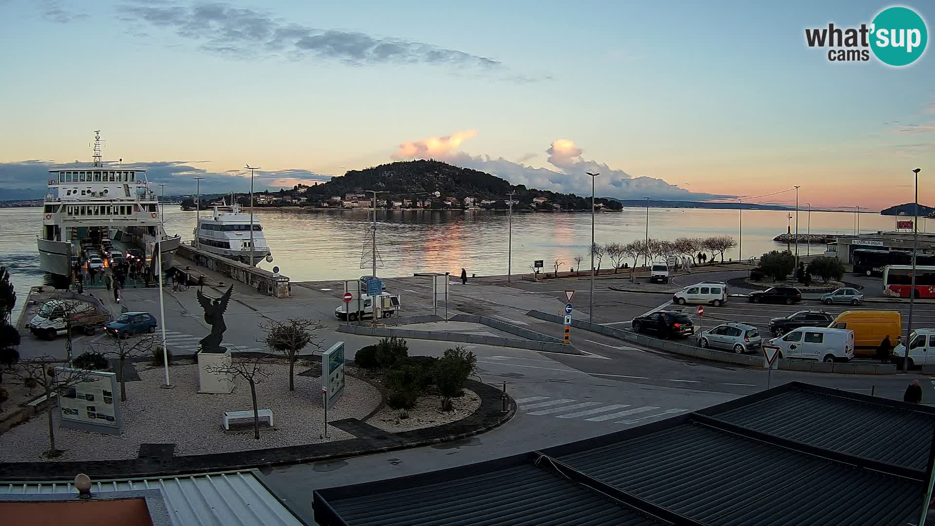 Webcam Ugljan – Preko Ferry to Zadar