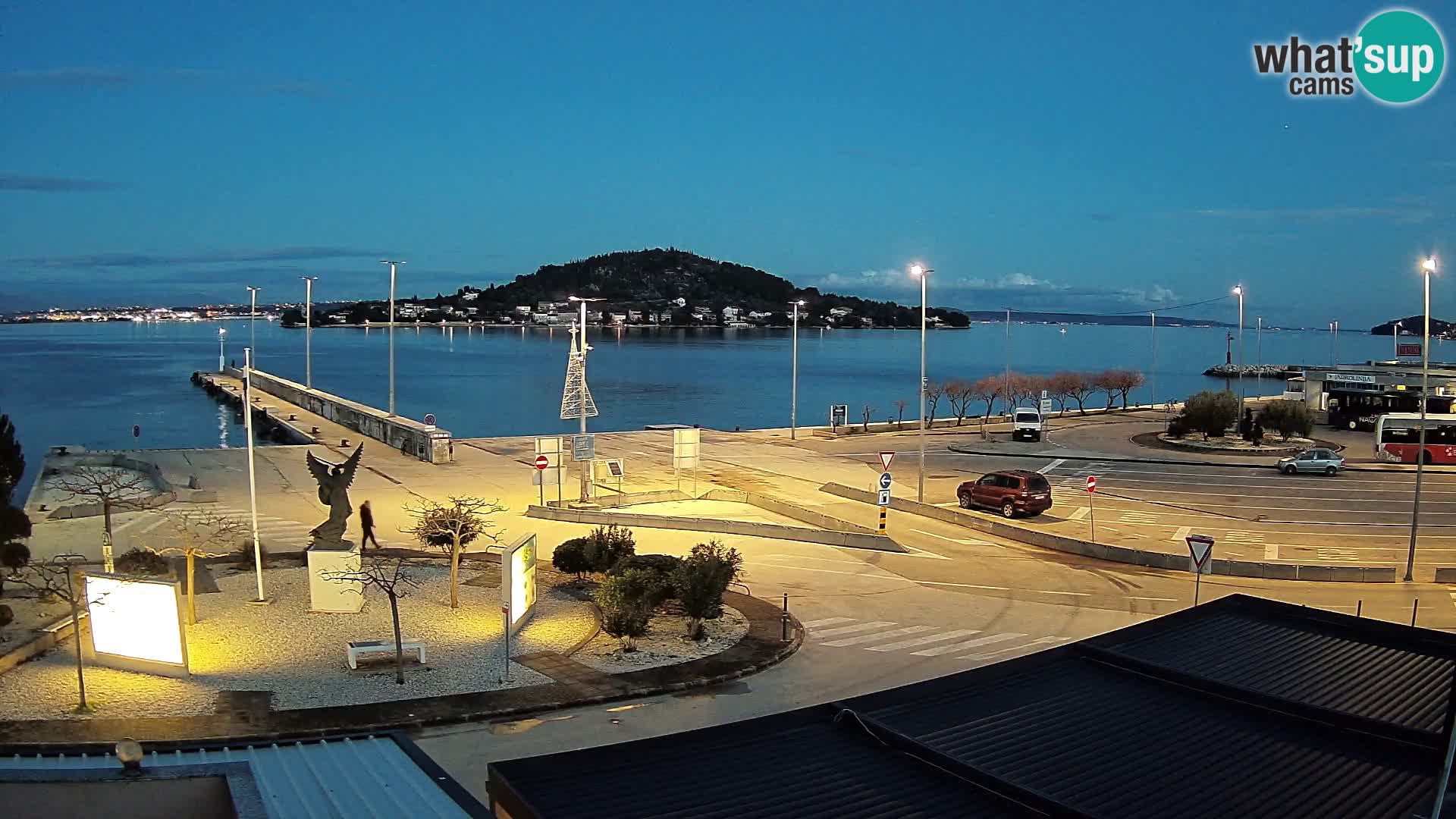 Webcam Ugliano – terminal traghetto da Preko a Zara