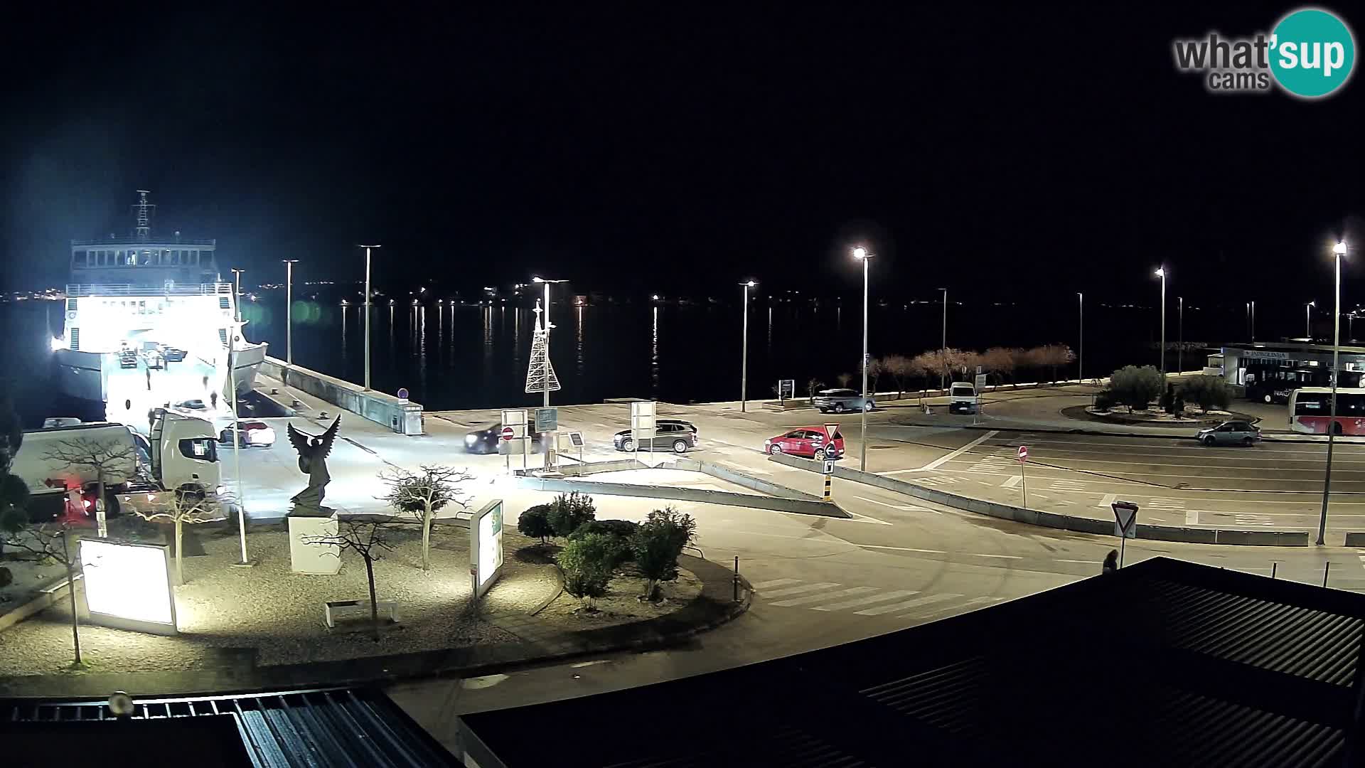 Spletna kamera Ugljan – trajekt Preko – Zadar