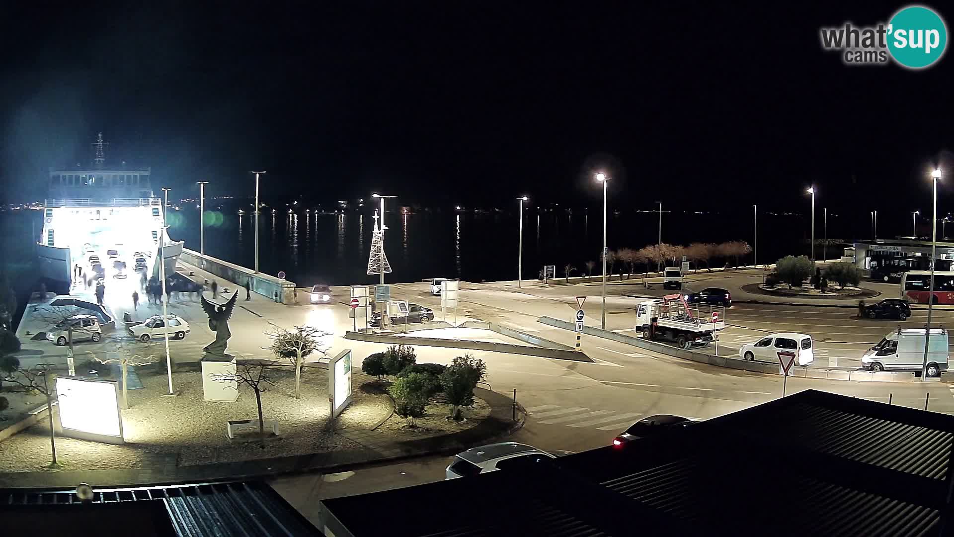 Spletna kamera Ugljan – trajekt Preko – Zadar