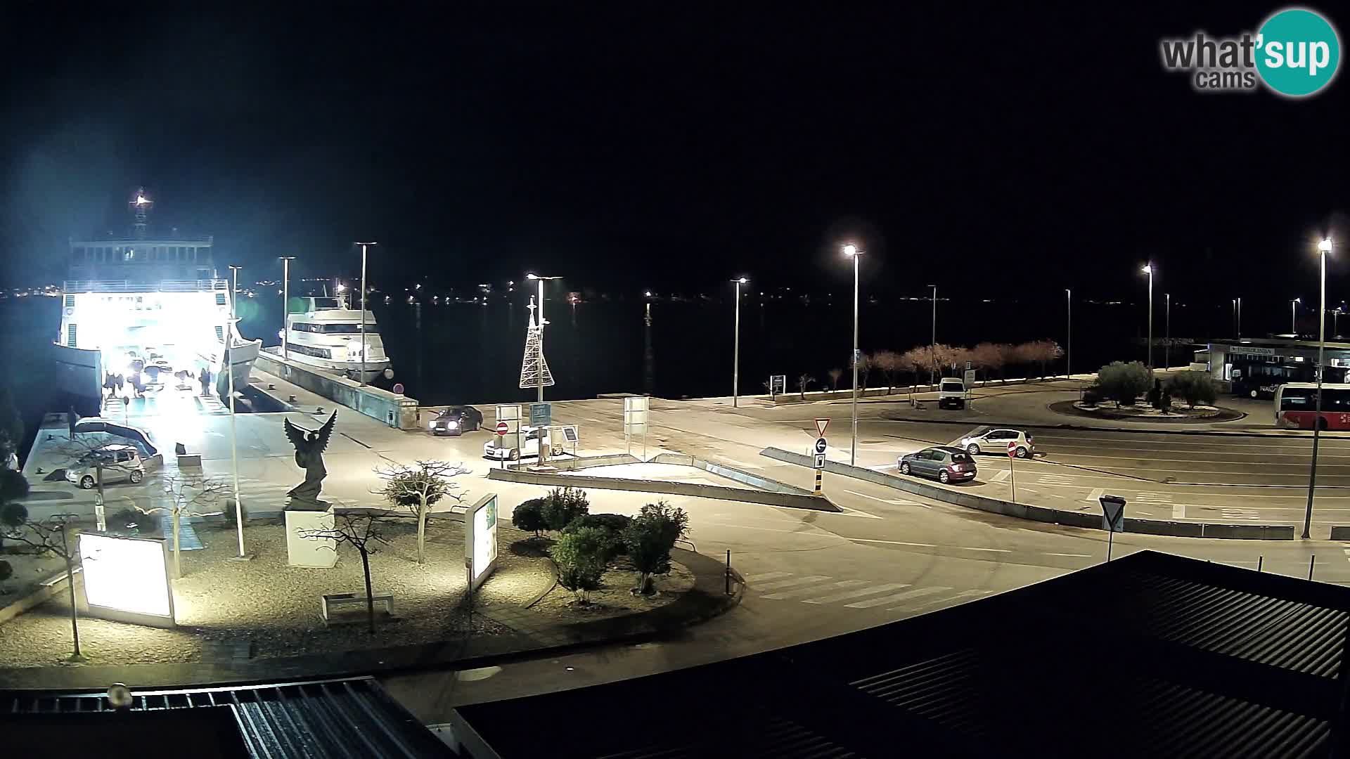 Web kamera Ugljan – Preko trajekt za Zadar