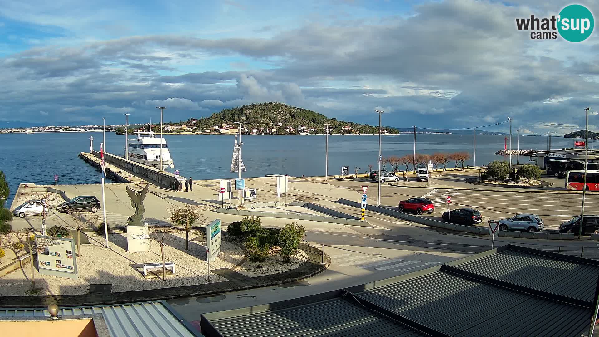 Webcam Ugliano – terminal traghetto da Preko a Zara