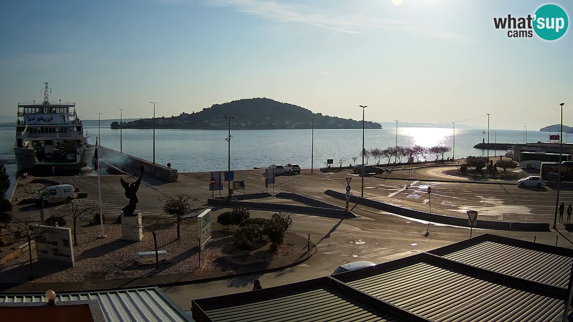 Web kamera Ugljan – Preko trajekt za Zadar