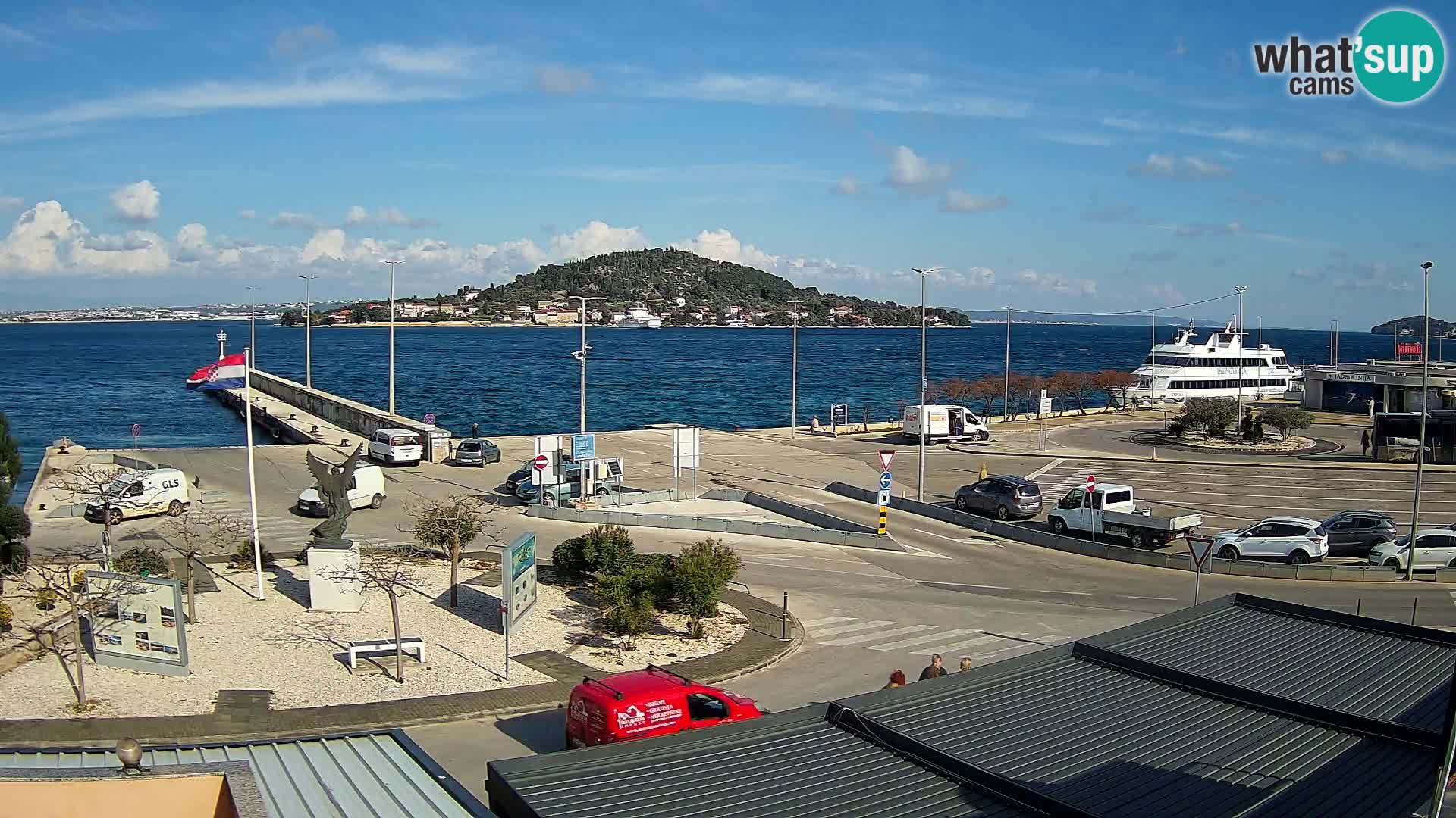 Spletna kamera Ugljan – trajekt Preko – Zadar