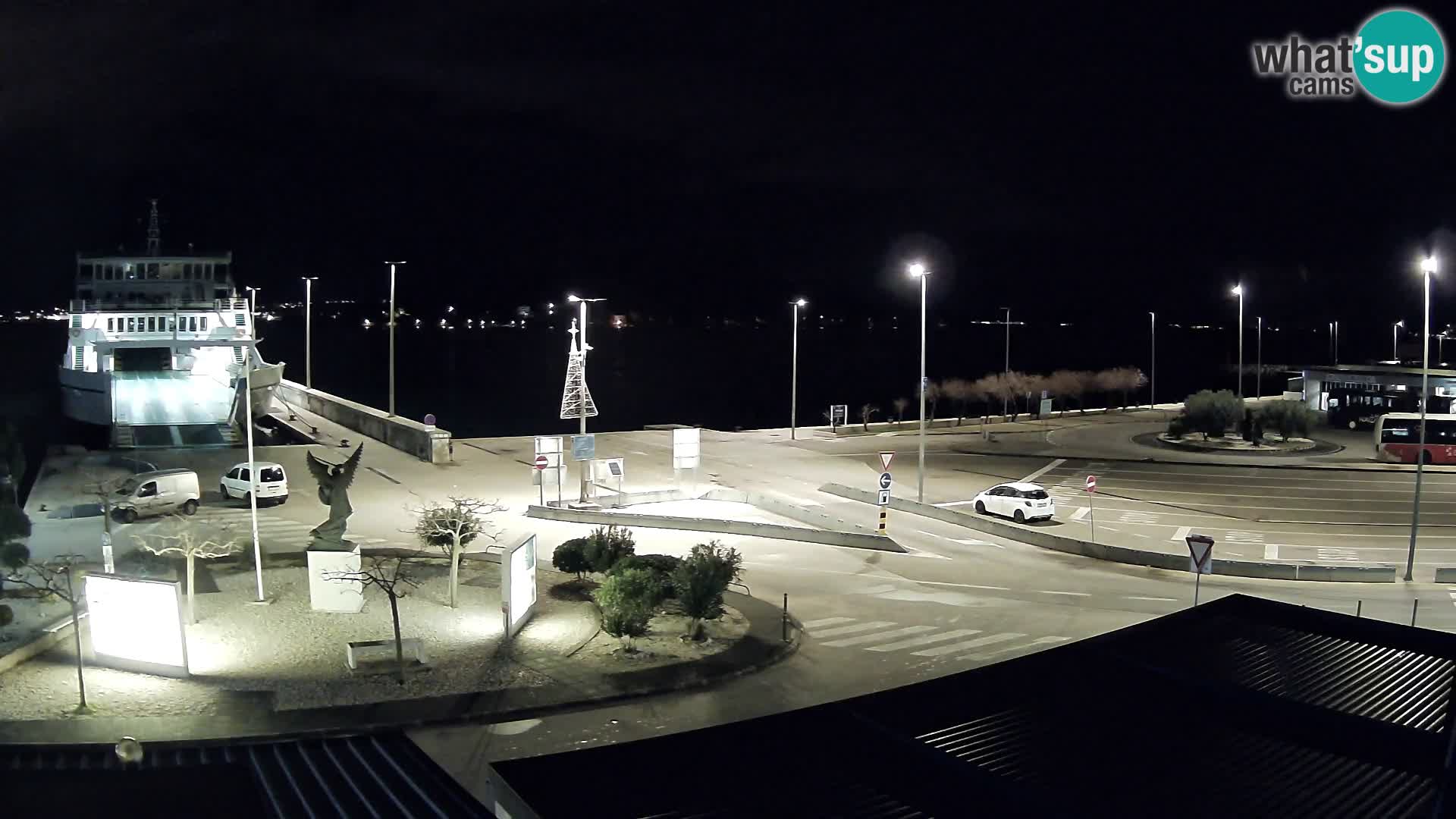 Web kamera Ugljan – Preko trajekt za Zadar