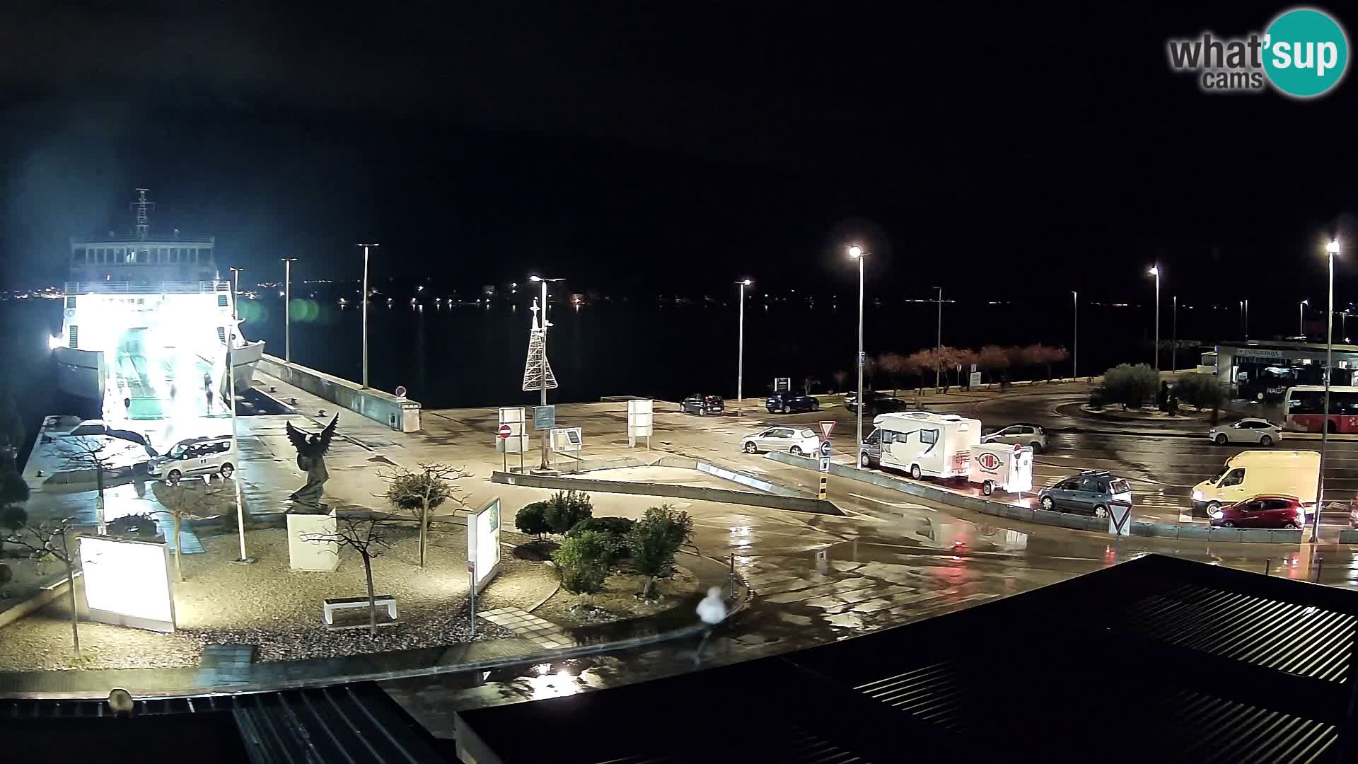 Webcam Ugliano – terminal traghetto da Preko a Zara