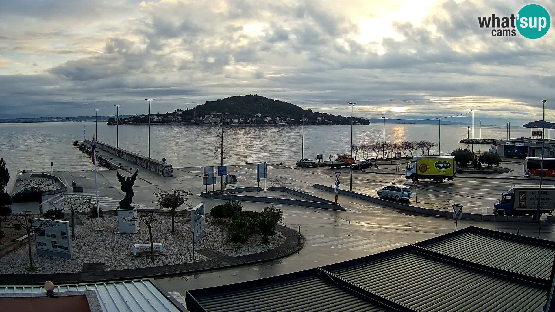 Webcam Ugliano – terminal traghetto da Preko a Zara