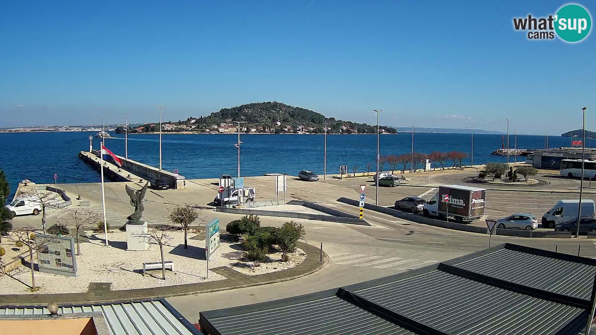 Webcam Ugljan – Preko Ferry to Zadar