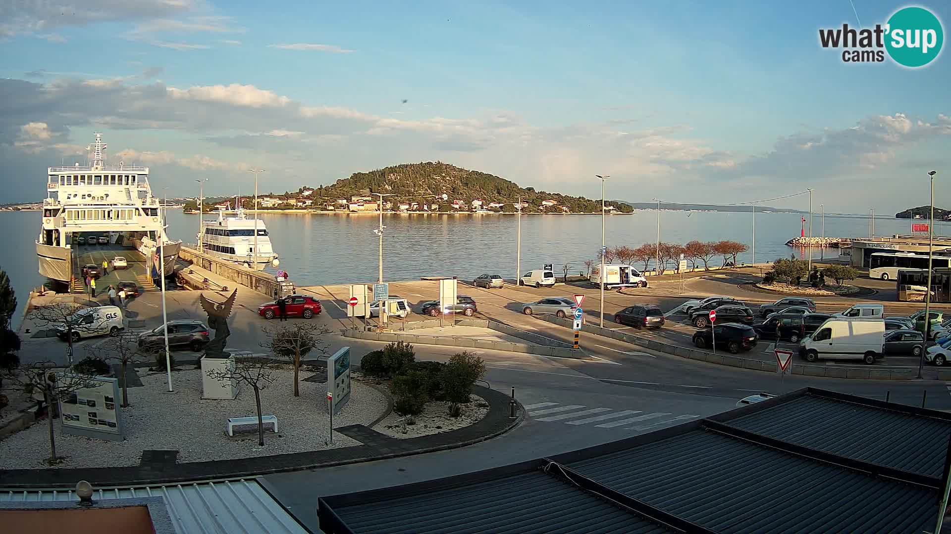 Web kamera Ugljan – Preko trajekt za Zadar