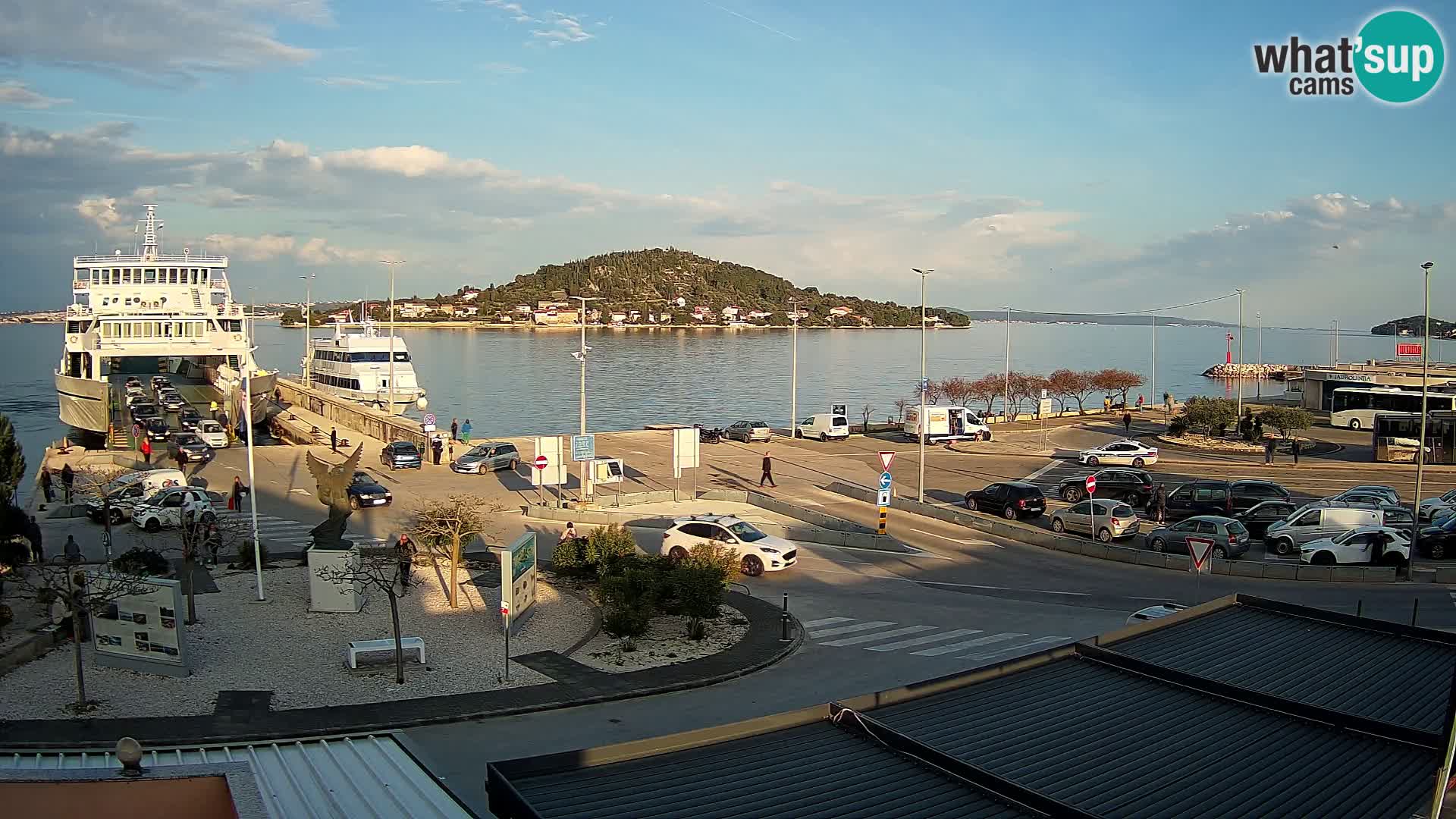 Web kamera Ugljan – Preko trajekt za Zadar