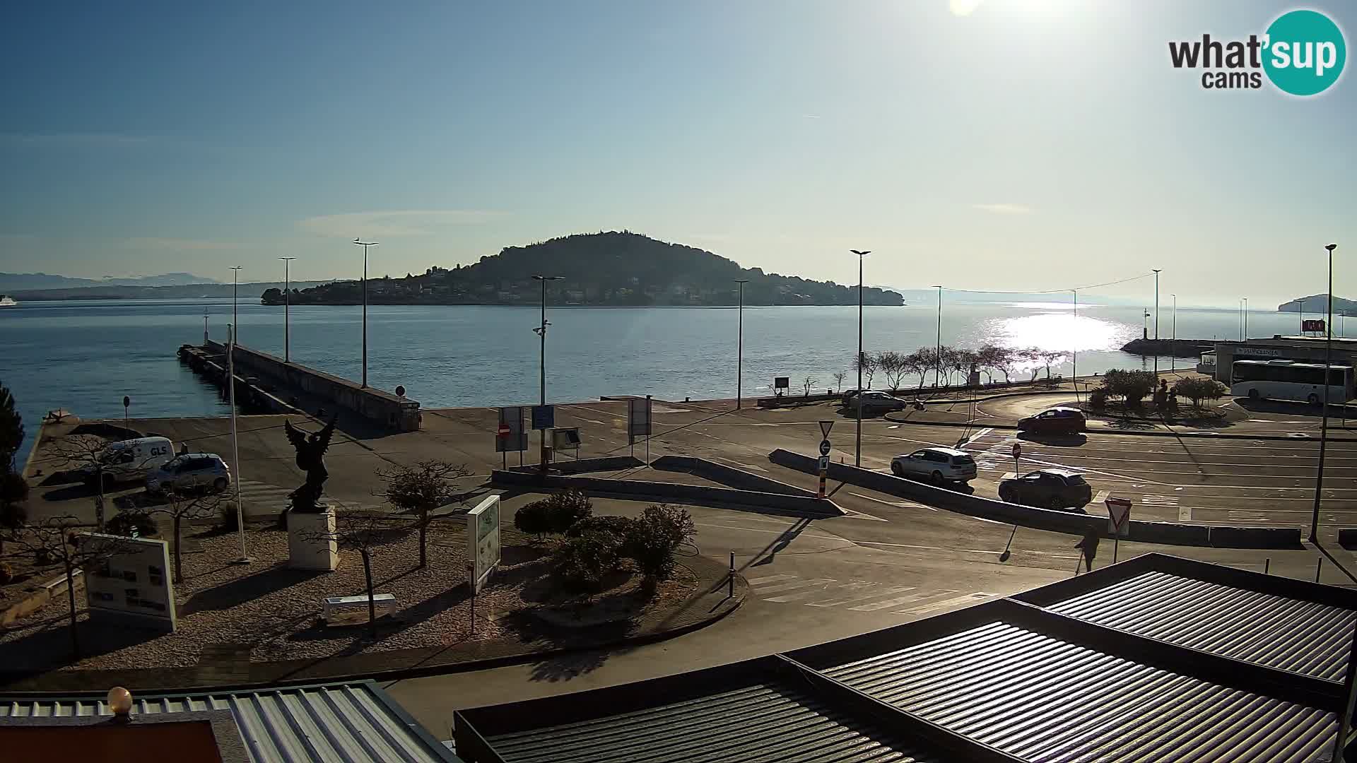 Spletna kamera Ugljan – trajekt Preko – Zadar