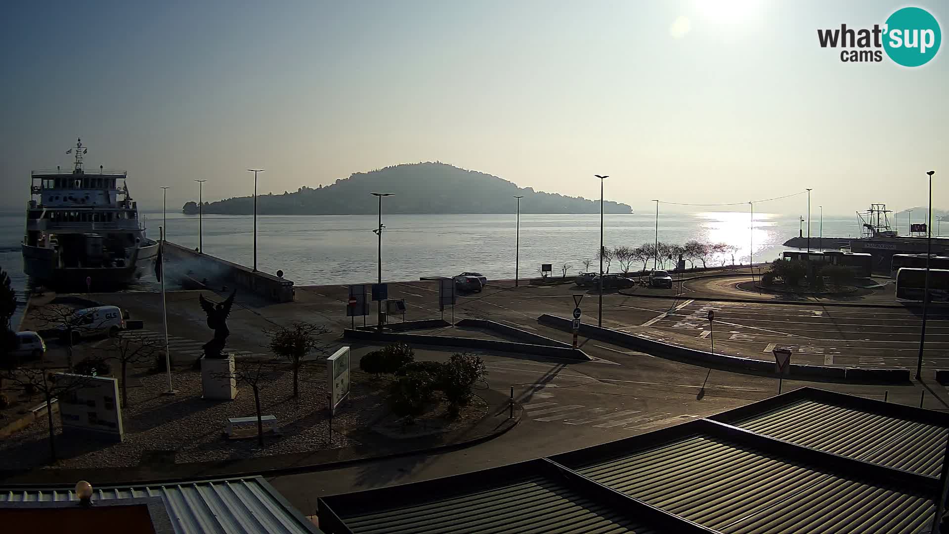 Spletna kamera Ugljan – trajekt Preko – Zadar