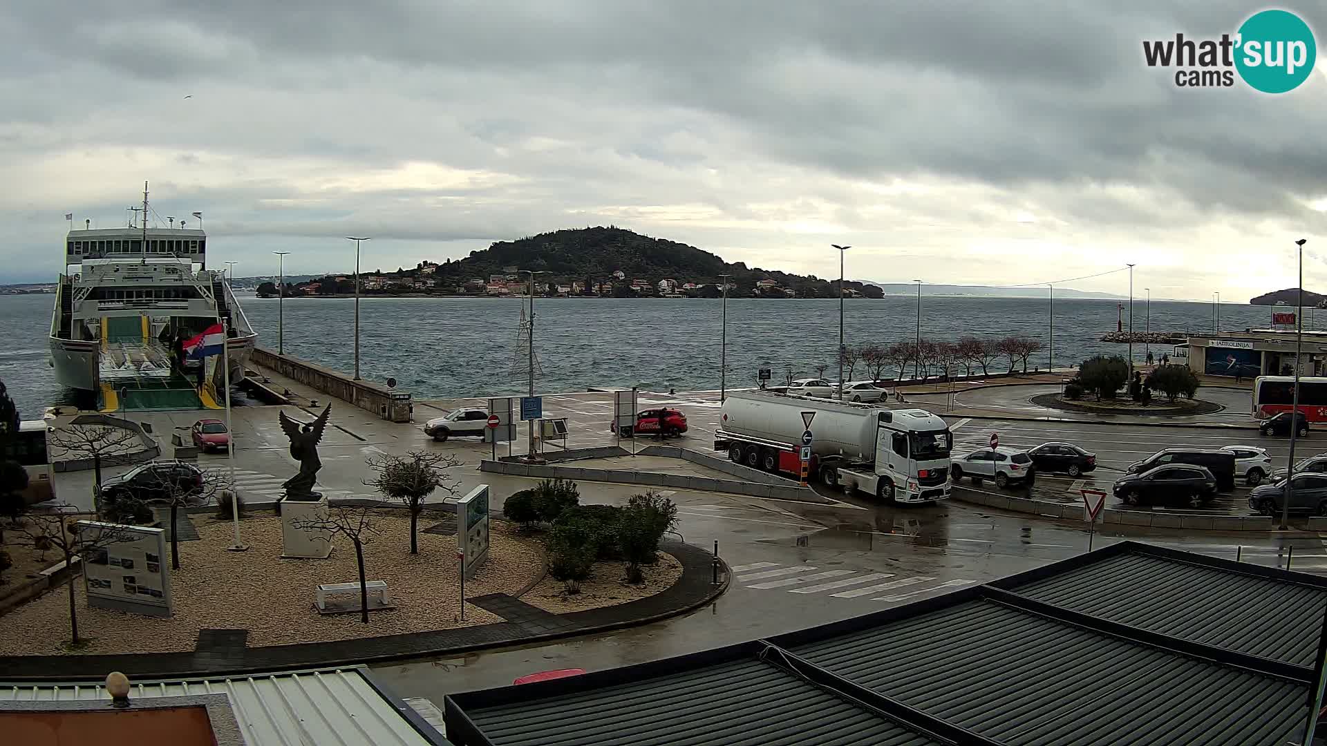 Webcam Ugljan – Preko Ferry to Zadar
