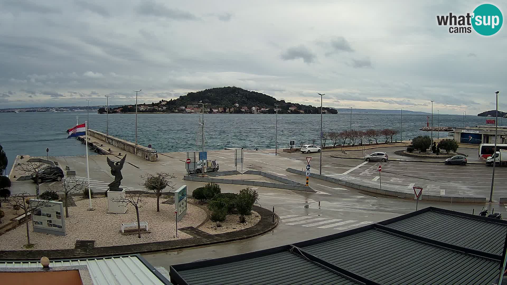 Webcam Ugljan – Preko Ferry to Zadar