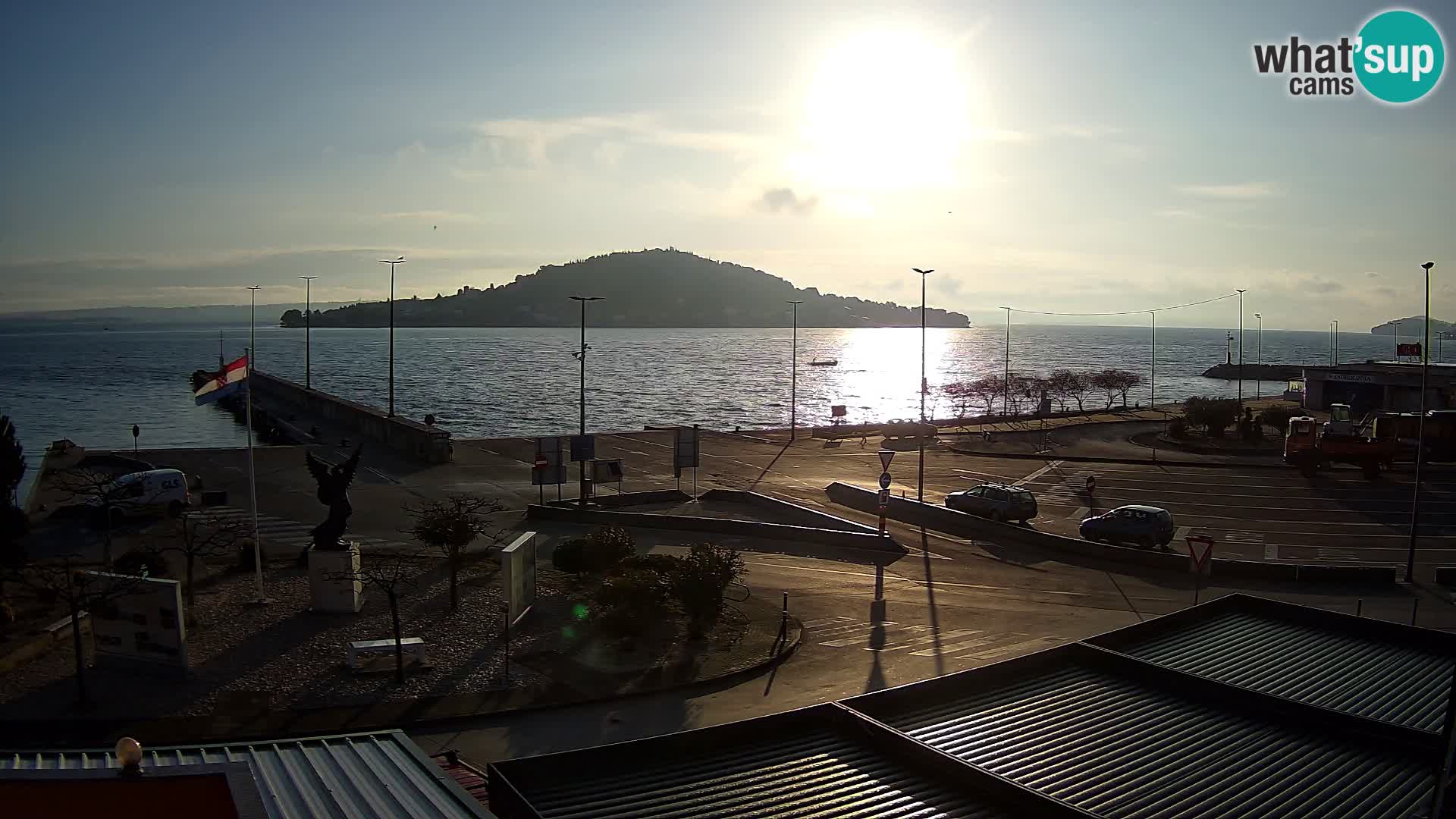 Webcam Ugliano – terminal traghetto da Preko a Zara